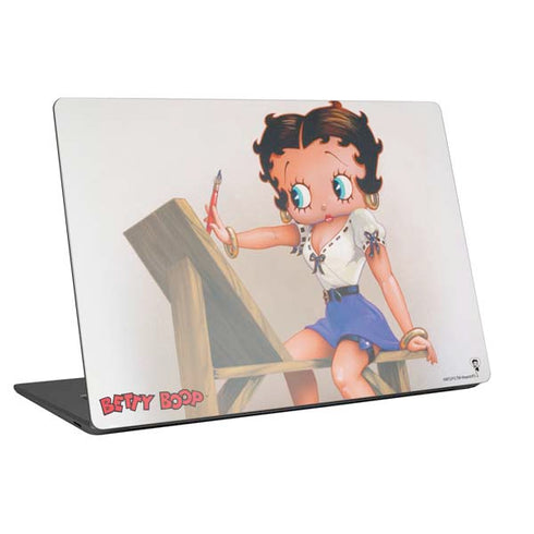 Betty Boop The Artist Universal Laptop 18in (14.6 x 10.6in) Skin