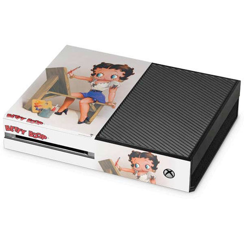 Betty Boop The Artist Xbox One Console Skin