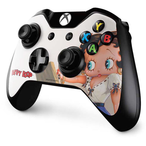Betty Boop The Artist Xbox One Controller Skin
