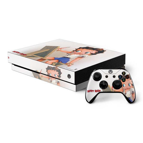 Betty Boop The Artist Xbox One X Bundle Skin