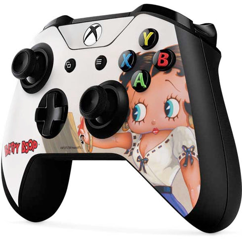 Betty Boop The Artist Xbox One X Controller Skin