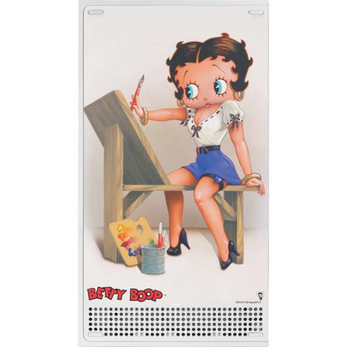 Betty Boop The Artist Xbox Series S Console Skin