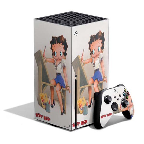 Betty Boop The Artist Xbox Series X Bundle Skin
