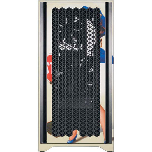 Betty Boop The Police Officer Corsair 4000D Tempered Glass Mid-Tower ATX Case Skin