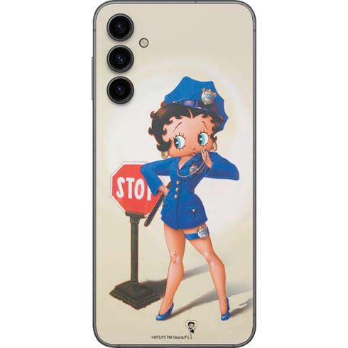Betty Boop The Police Officer Galaxy A14 5G Skin