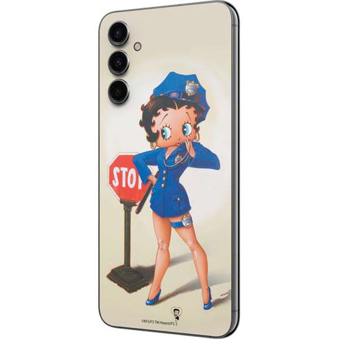 Betty Boop The Police Officer Galaxy A14 5G Skin