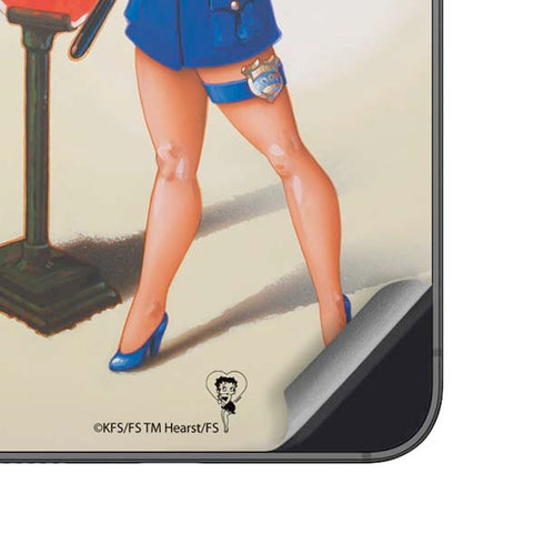 Betty Boop The Police Officer Galaxy A14 5G Skin