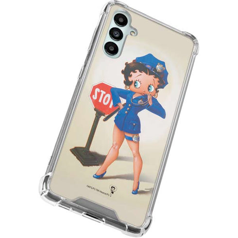 Betty Boop The Police Officer Galaxy A15 5G Clear Case