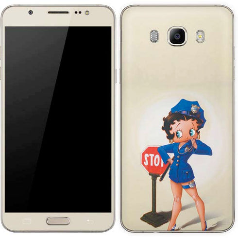 Betty Boop The Police Officer Galaxy J7 Skin
