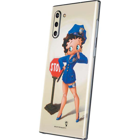 Betty Boop The Police Officer Galaxy Note 10 Skin