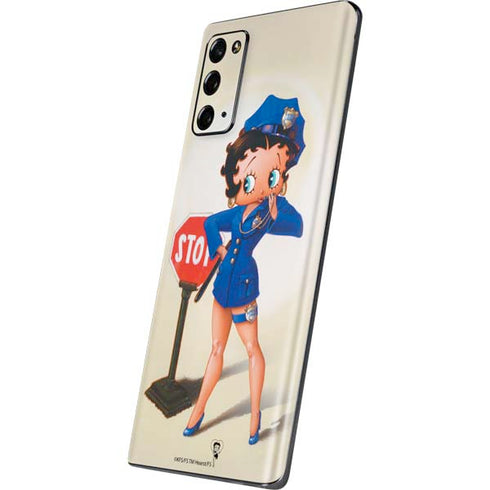 Betty Boop The Police Officer Galaxy Note20 5G Skin