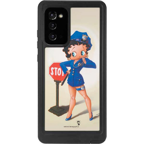 Betty Boop The Police Officer Galaxy Note20 5G Waterproof Case