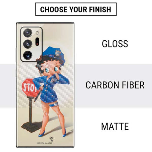 Betty Boop The Police Officer Galaxy Note20 Ultra 5G Skin