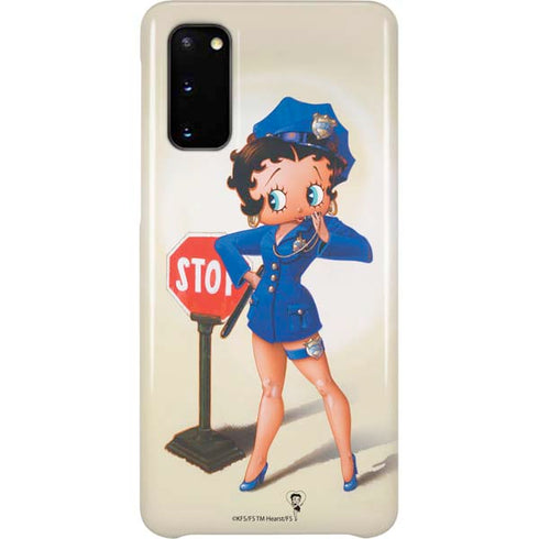 Betty Boop The Police Officer Galaxy S20 Lite Case