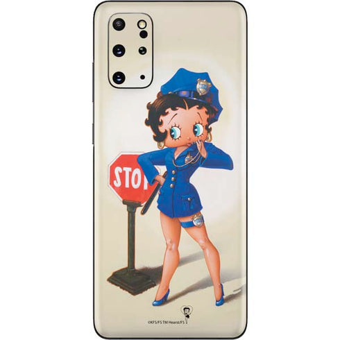 Betty Boop The Police Officer Galaxy S20 Plus Skin