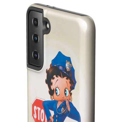 Betty Boop The Police Officer Galaxy S21 FE Pro Case