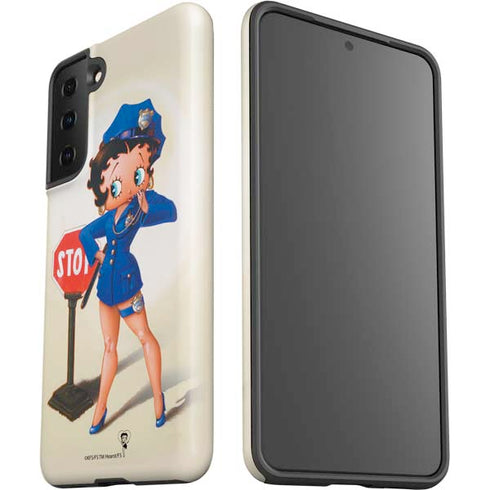 Betty Boop The Police Officer Galaxy S21 FE Pro Case