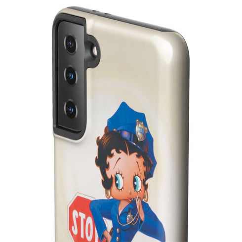 Betty Boop The Police Officer Galaxy S21 Plus 5G Pro Case