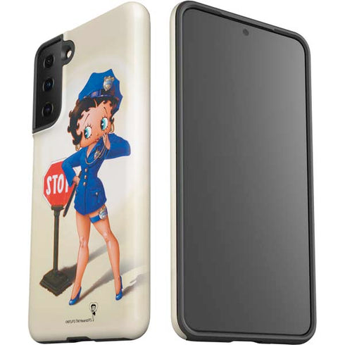 Betty Boop The Police Officer Galaxy S21 Plus 5G Pro Case