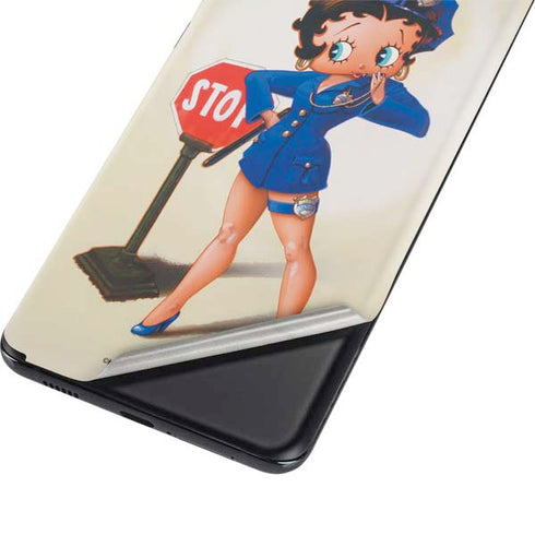 Betty Boop The Police Officer Galaxy S21 Plus 5G Skin