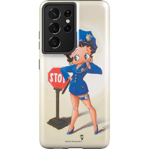 Betty Boop The Police Officer Galaxy S21 Ultra 5G Pro Case