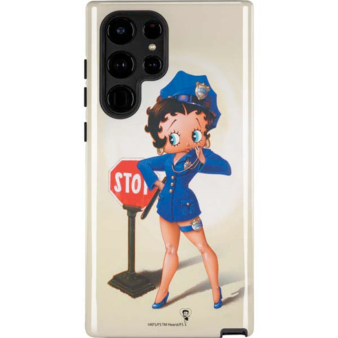 Betty Boop The Police Officer Galaxy S22 Ultra Pro Case
