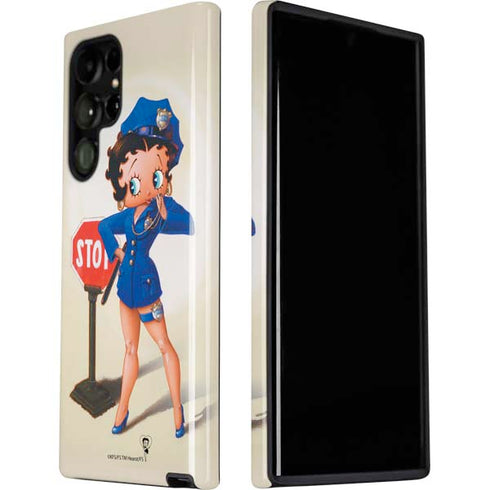Betty Boop The Police Officer Galaxy S22 Ultra Pro Case