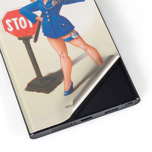 Betty Boop The Police Officer Galaxy S22 Ultra Skin