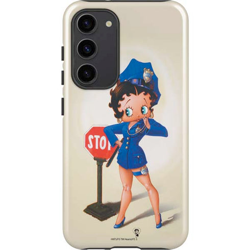 Betty Boop The Police Officer Galaxy S23 Plus Pro Case