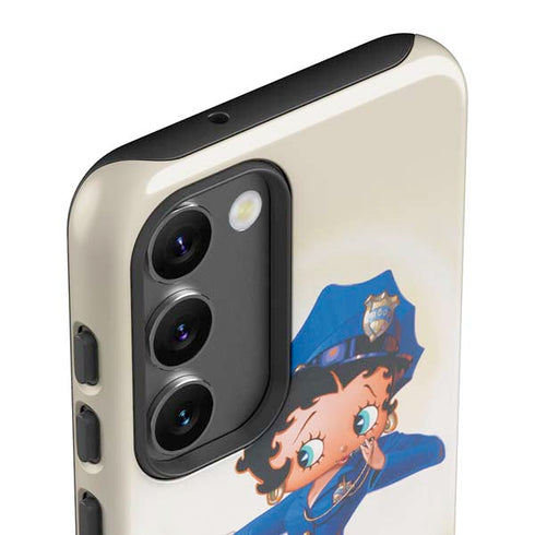 Betty Boop The Police Officer Galaxy S23 Plus Pro Case