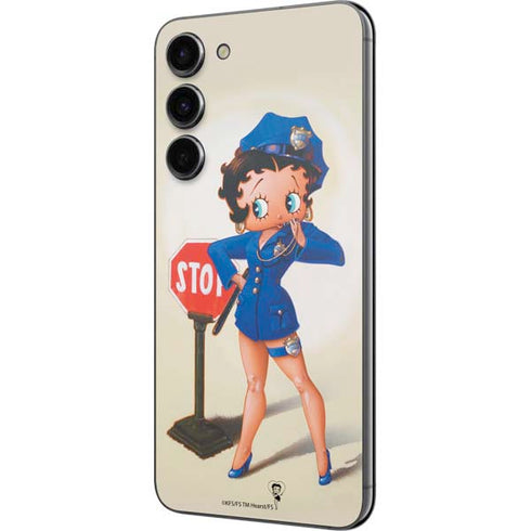 Betty Boop The Police Officer Galaxy S23 Plus Skin