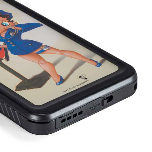 Betty Boop The Police Officer Galaxy S23 Plus Waterproof Case