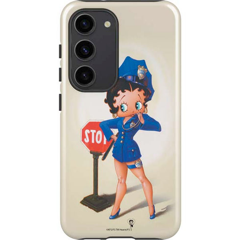 Betty Boop The Police Officer Galaxy S23 Pro Case