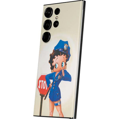 Betty Boop The Police Officer Galaxy S23 Ultra Skin