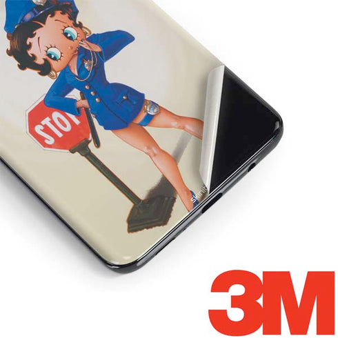 Betty Boop The Police Officer Galaxy S9 Skin