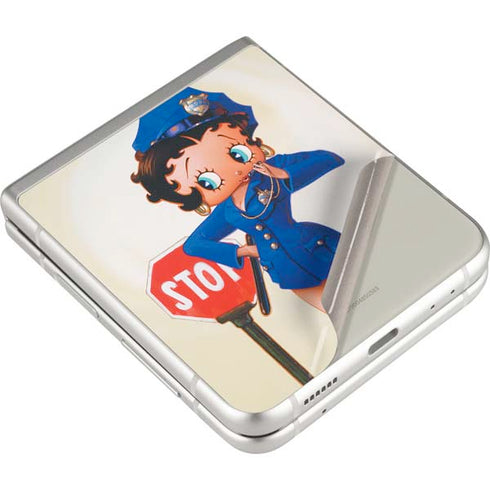 Betty Boop The Police Officer Galaxy Z Flip3 5G Skin
