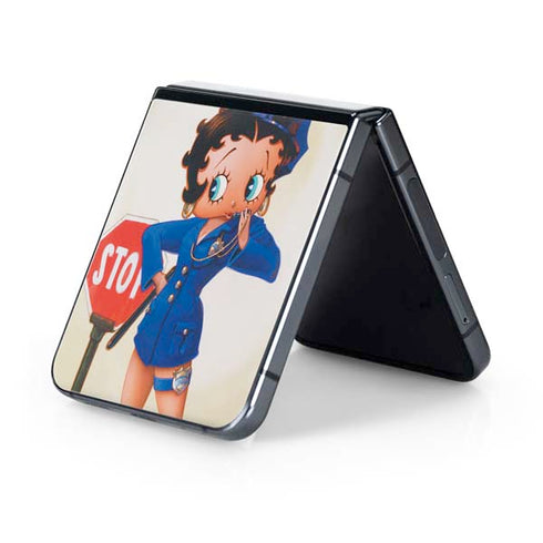 Betty Boop The Police Officer Galaxy Z Flip5 5G Skin