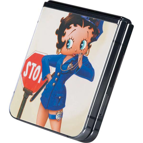 Betty Boop The Police Officer Galaxy Z Flip5 5G Skin