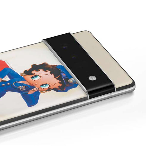 Betty Boop The Police Officer Google Pixel 6 Skin