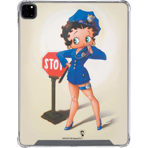 Betty Boop The Police Officer iPad Pro 12.9in (2020) Clear Case