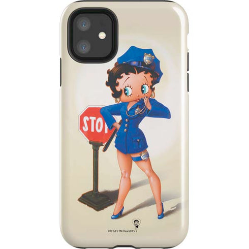 Betty Boop The Police Officer iPhone 11 Impact Case