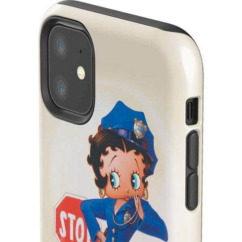 Betty Boop The Police Officer iPhone 11 Impact Case