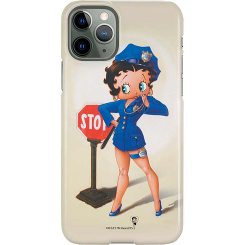 Betty Boop The Police Officer iPhone 11 Pro Lite Case