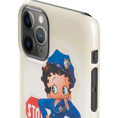 Betty Boop The Police Officer iPhone 11 Pro Lite Case