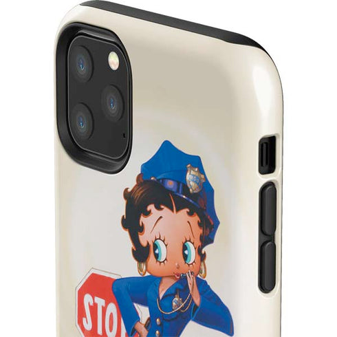 Betty Boop The Police Officer iPhone 11 Pro Max Impact Case
