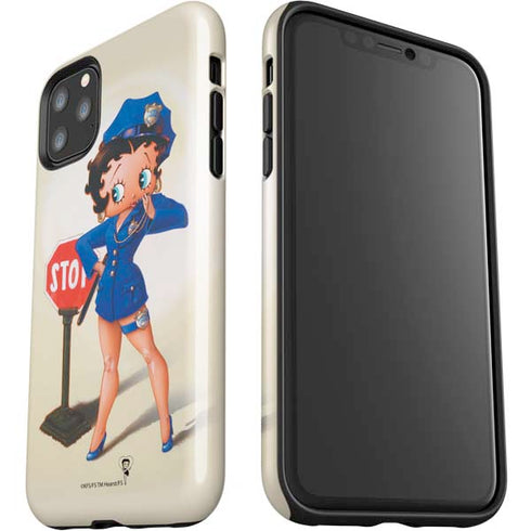 Betty Boop The Police Officer iPhone 11 Pro Max Impact Case