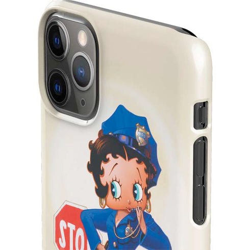 Betty Boop The Police Officer iPhone 11 Pro Max Lite Case