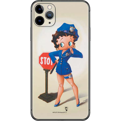 Betty Boop The Police Officer iPhone 11 Pro Max Skin