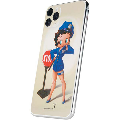 Betty Boop The Police Officer iPhone 11 Pro Max Skin