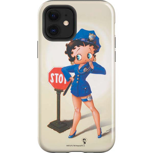 Betty Boop The Police Officer iPhone 12 Impact Case
